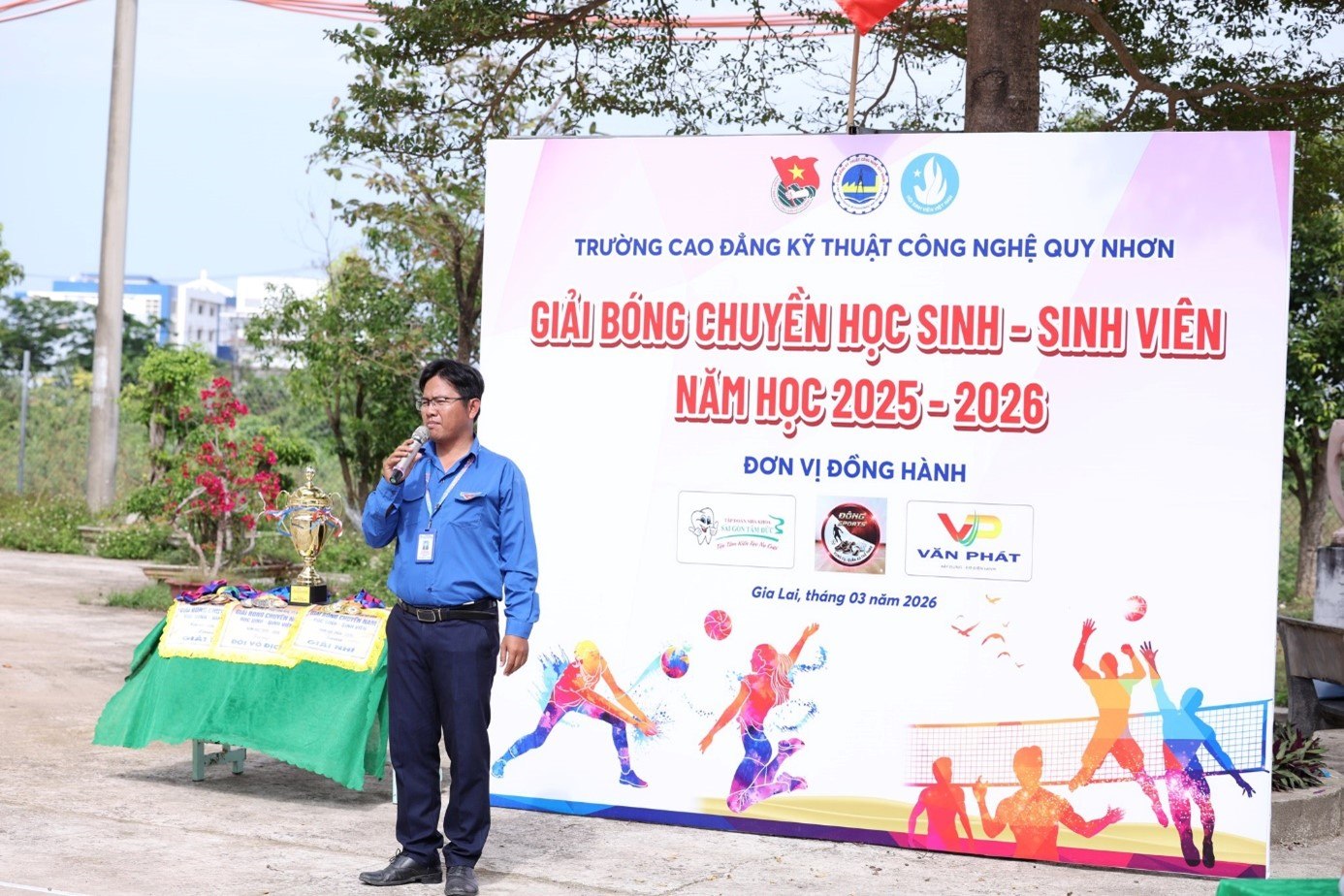 Giải bóng chuyền học sinh - sinh viên nam năm học 2025-2026